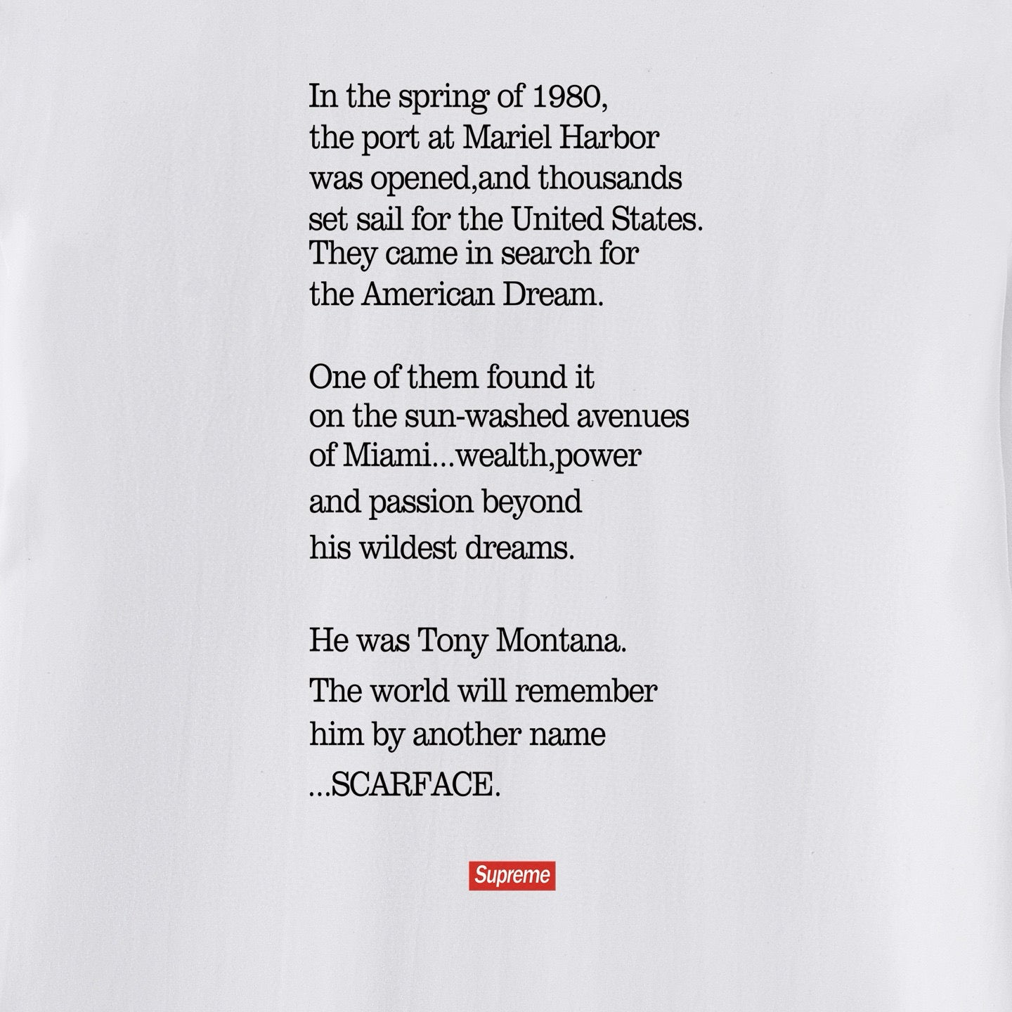 Supreme Tee S159